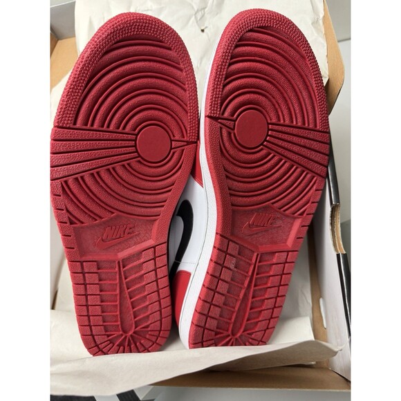 Size 9 - Air Jordan 1 Low Velcro Varsity Red RARE - Picture 4 of 5